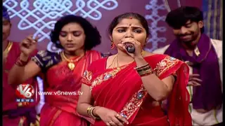 Nagali Dunneti Bangaru Maridi Song | Telangana Folk Songs | Dhoom Thadaka | V6 News