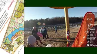 Спортивное ориентирование (headcam orienteering) -  Очень интересный старт, Смоленск, 06.12.20