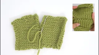 How to sew invisible grafting stitches