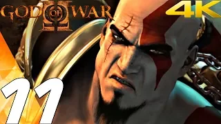 God of War 2 HD - Gameplay Walkthrough Part 11 - Sisters of Fate Boss Fight [4K 60FPS]