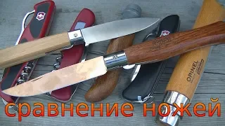 Сравнение ножей Victorinox, Opinel, Mam, Antonini Old Bear. Я знаю что лучше.