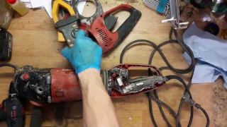 How to disassemble find problem and repair fix Hilti DCG 230-D 230 mm angle grinder