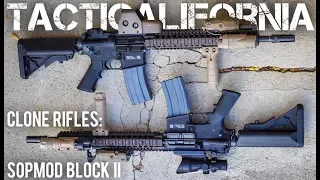 CLONE RIFLES :  M4A1 SOPMOD BLOCK II