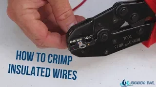 How to Crimp Small Insulated Wires