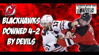 NJ Devils Down Blackhawks 4-2
