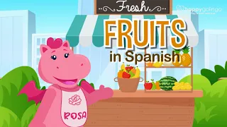 Fruits in Spanish | Spanish for kids