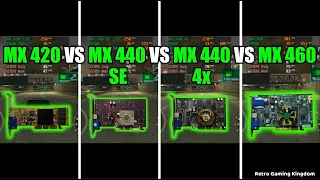 GeForce4 MX 420 vs GeForce4 MX 440 SE vs GeForce4 MX 440 4x vs GeForce4 MX 460 (Capture Card)