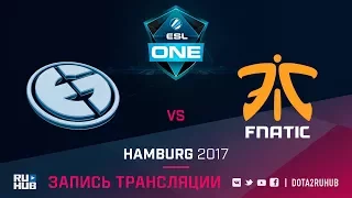 Evil Geniuses vs Fnatic, ESL One Hamburg, game 1 [Maelstorm, v1lat]