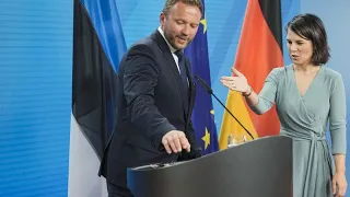 Baerbock verteidigt Drohnen auf Moskau: "Ukraine hat das Recht sich zu verteidigen"