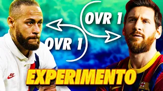 TODOS com OVERALL 1 e POTENCIAL 99! O que acontece? | FIFA 20 Experimentos