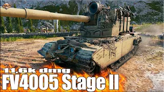 Прогнали с позиции накидал 11к урона ✅ FV4005 Stage II World of Tanks