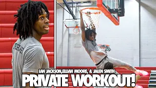 Ian Jackson, Elijah Moore, & Jalen Nesmith Private Workout w/ Andre Brown In Atlanta!