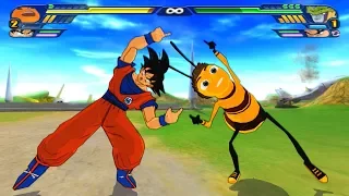 Goku and Barry Bee Benson FUSION | DBZ BEE MOVIE | DBZ Tenkaichi 3 (MOD)