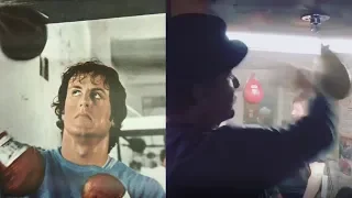 Rocky Balboa Crushes the Speedbag in 1979 & 2018