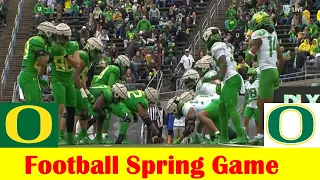 Team Green vs Team White, 2024 Oregon Football Spring Game