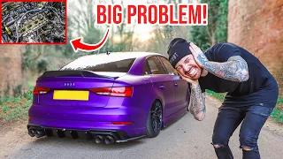 I STRAIGHT PIPED THE AUDI S3 .. THEN IT BROKE!