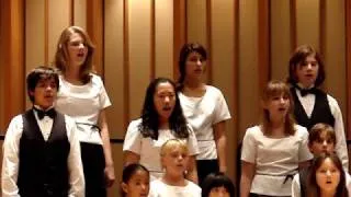 Colburn Children's Choir Sings "When I Close My Eyes"