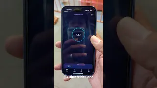 5G Ultra Wide Band Speed Test.