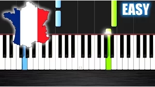 La Marseillaise - National Anthem of France - EASY Piano Tutorial by PlutaX - Synthesia