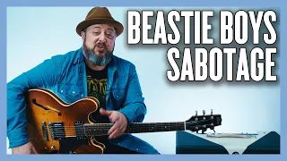 Beastie Boys Sabotage Guitar (AND BASS) Lesson + Tutorial
