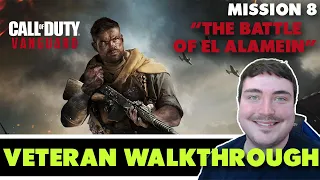 Call of Duty Vanguard (2021) Mission 8: THE BATTLE OF EL ALAMEIN | Veteran Walkthrough