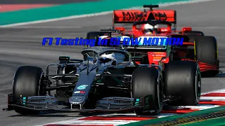 F1 Preseason Testing In SLOW MOTION