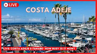 🔴LIVE: Is Tenerife still Busy? Costa Adeje & Fanabe Beach walk ☀️ Canary Islands