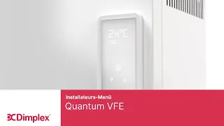 Wärmespeicher Quantum VFE - Installateurmenü | Dimplex