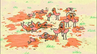 Regular Show Hot Dog Cannibalism Scene