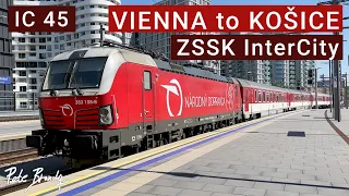 TRIP REPORT | Vienna to Košice InterCity Train | ZSSK | Austria to Eastern Slovakia | 1st Class