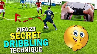 WATCH THIS if you CAN'T DRIBBLE in FIFA 23! SECRET DRIBBLING TECHNIQUE | FIFA 23 DRIBBLING TUTORIAL