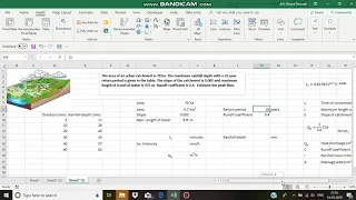 Peak discharge using rational method | Hydrology