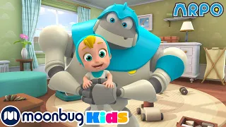 9 HOURS OF ARPO The Robot 🤖 - Mission Moo Moo | Moonbug Kids TV Shows | Cartoons For Kids