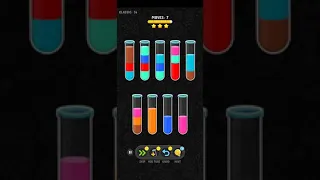 Color water sort 3D game level 36