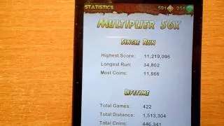 temple run 2 high score android