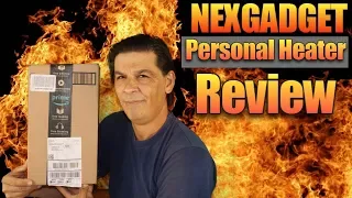 NEXGADGET Personal Space Heater, Electric Fan Heater Review 2018