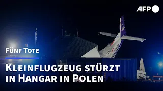 Polen: Mehrere Tote bei Absturz von Kleinflugzeug | AFP