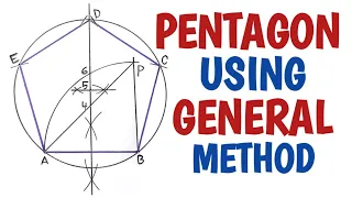 How to draw a Pentagon using general method.......