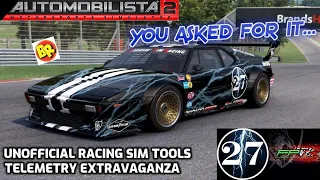 Unofficial  Racing Sim Tools Tutorial - feat. Automobilista 2 - M1 Procar