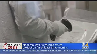 Moderna Says COVID Vaccine Could Create Immunity For At Least Three Months