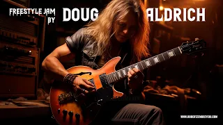 Doug Aldrich from Whitesnake warming up