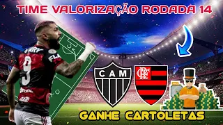 #cartola #cartolafc #cartola2021- TIME VALORIZAÇÃO RODADA 14 - TIME PRA GANHAR +10 CARTOLETAS !!