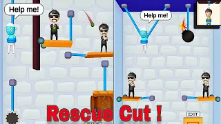 Rescue Cut - Rope Puzzle || Funny Cartoon Game Play Walkthrough || {Level - 301 to 330 Solve} S.M.G