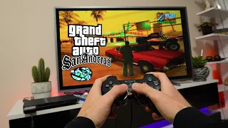 GTA San Andreas PS2 - POV GAMEPLAY AND Test | Freeroam