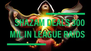 LEGENDARY (FOG) SHAZAM SLAMS 300 MIL IN LEAGUE RAIDS | NO RAVEN OR ZATANA | Injustice 2 Mobile