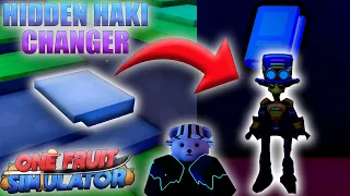 HIDDEN HAKI COLOR CHANGER | One Fruit Simulator