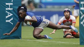 Circuit mondial de rugby à 7 : Les essais de France 7 féminin au tournoi de Hong-Kong