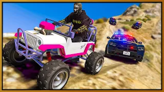 Barbie Jeep Trolls Cops in GTA 5 RP..