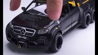 1：28Alloy model car  Mercedes X-Class 6X6