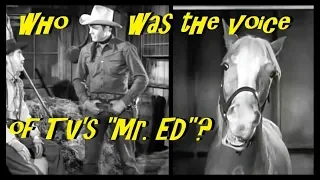 Who Was The Voice Of TV's Talking Horse "Mr. Ed"?